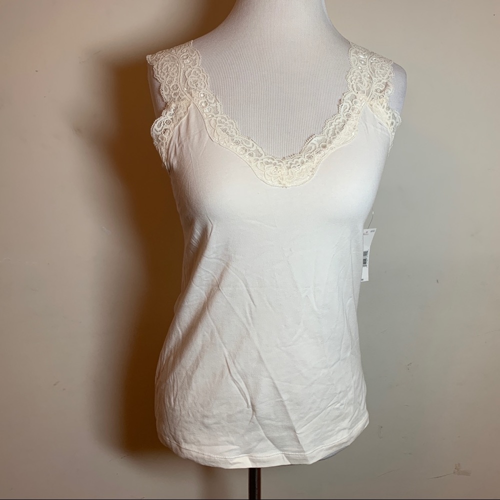 Off White Lace Camisole